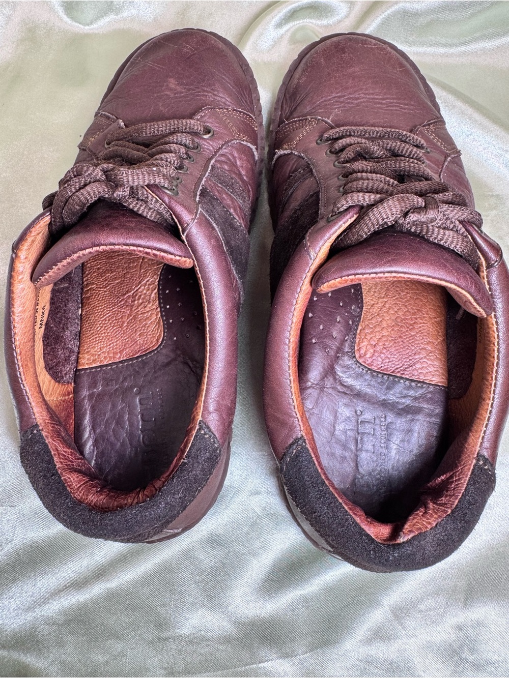 Born Leather Sneakers, Soft and Casual Dark Brown Women’s size 7 (38) - Picture 4 of 9